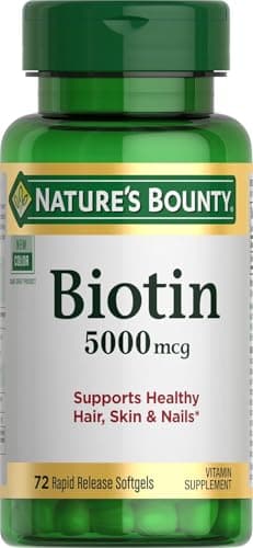Nature's Bounty Biotin 5,000mcg product photo